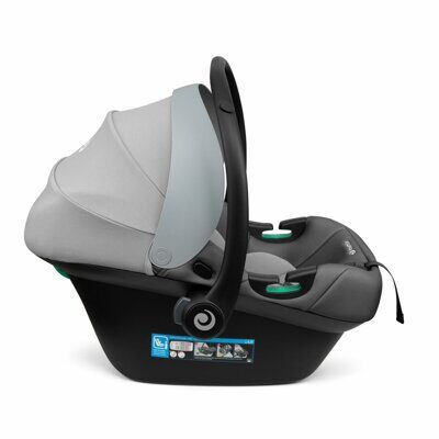 Автолюлька -   Детское удерживающее устройство TUTIS "ELO LUX I-SIZE BABY CAR SEAT (PP202/022) Grey